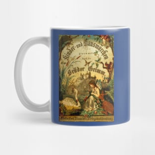 Brothers Grimm Antique German Book Cover Mug